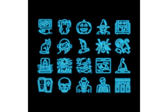 Download Halloween Autumn Season Holiday Neon - Halloween Collection