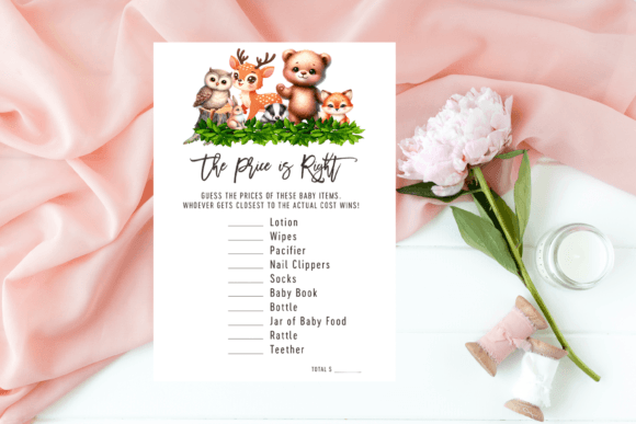 Download Woodland Animal Price is Right Game - Premium Resources