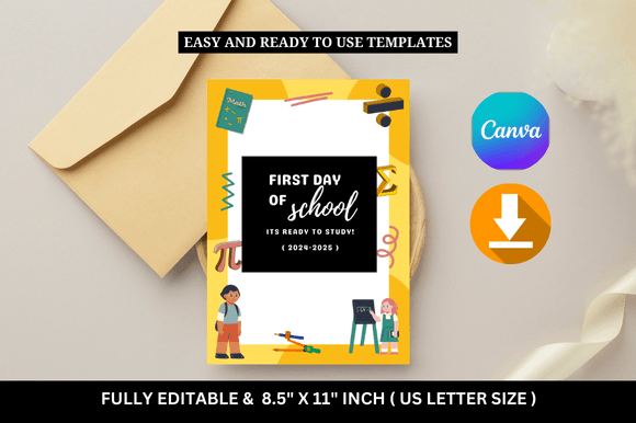 Download Back to School Canva Template - School Collection
