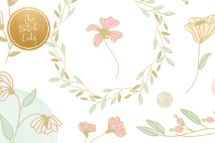 Download Spring Flower Clipart Set in Pastels - Pastel Collection