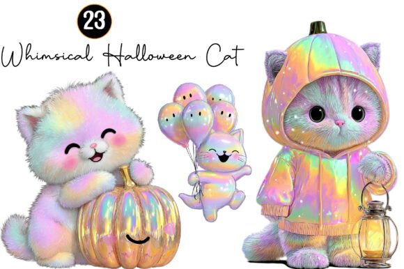 Download Whimsical Halloween Cat Clipart - Halloween Collection