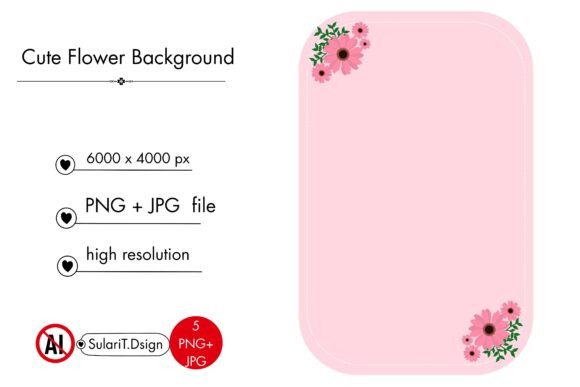 Download Pastel Floral Border and Aesthetic Frame - Pastel Collection