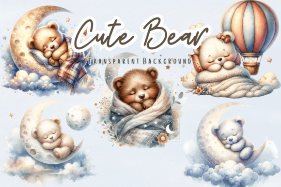 Download Nursery Clipart Pastel Cute Bear Clipart - Pastel Collection