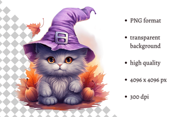 Download Pastel Pink Halloween Cat PNG Clipart - Pastel Collection